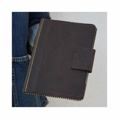 Handmade Leather iPad Case – Bible Book Style | Magnetic Wallet Cover for iPad Pro, Air & Mini