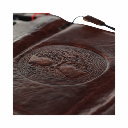 ARICHI® Galaxy Leather Case S26 Ultra S25 S24 | Handmade Tree of Life Crazy Horse Wallet Case