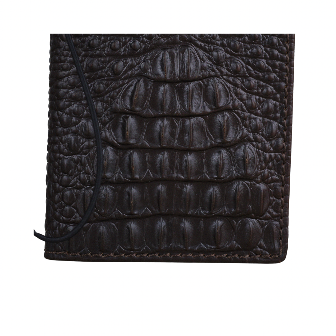 Handmade Genuine Leather Crocodile Case for Galaxy S26 S25 S24 S23  Ultra Edge Note A56 A71 Z Fold 7- ARICHI