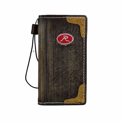 Handmade Leather iPhone Case – Baseball-Inspired Wallet Cover with Waxed Vintage Finish – Suede Stitch Details – Arichi Brand – For iPhone 13 14 15 16 Pro Max 17 Air