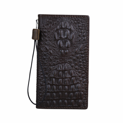 Handmade Genuine Leather Crocodile Case for Galaxy S26 S25 S24 S23  Ultra Edge Note A56 A71 Z Fold 7- ARICHI