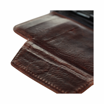 ARICHI® Galaxy Leather Case S26 Ultra S25 S24 | Handmade Tree of Life Crazy Horse Wallet Case