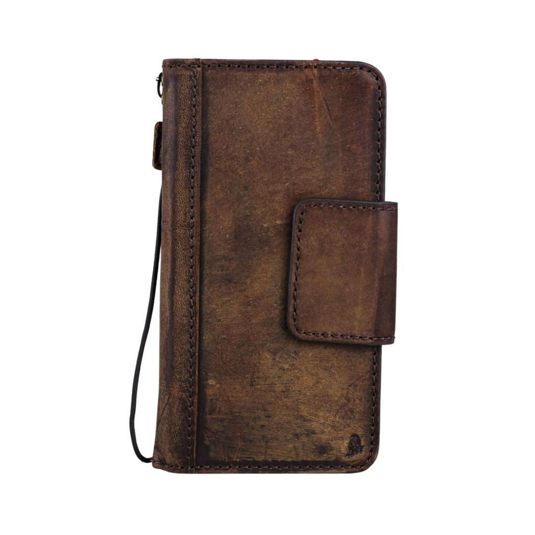 ARICHI Vintage Genuine Leather Case for Google Pixel 10 Pro XL Magnetic Closure Wallet