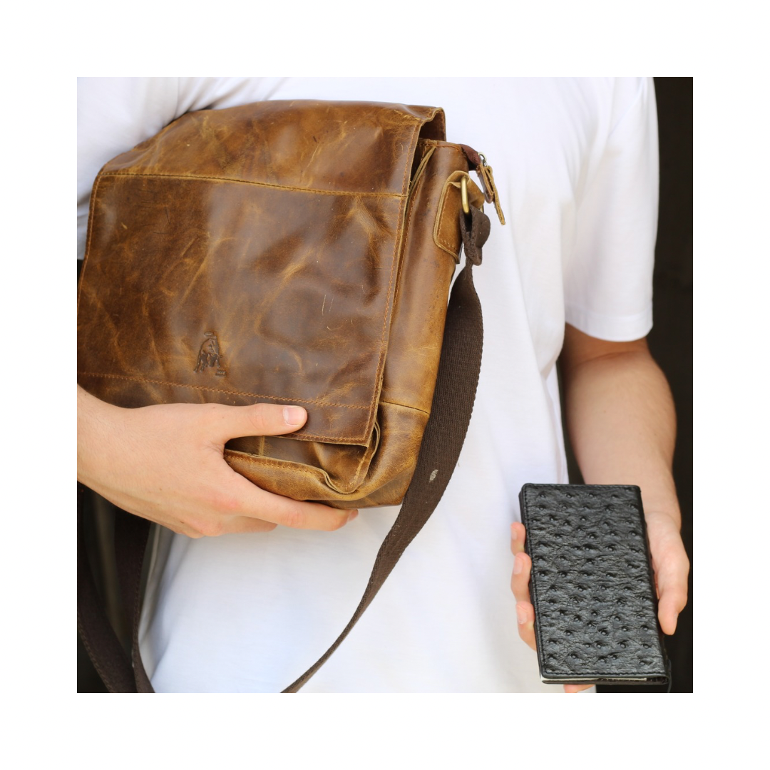 Handmade Leather Book iPhone Case, Vintage Wallet Cover