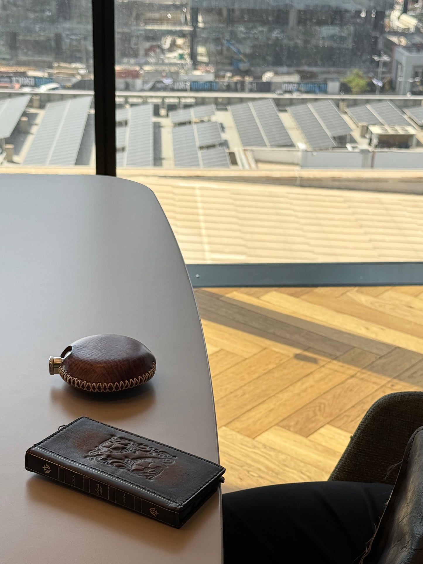 Handmade Leather Book Phone Case for iPhone – Vintage Library Wallet Case