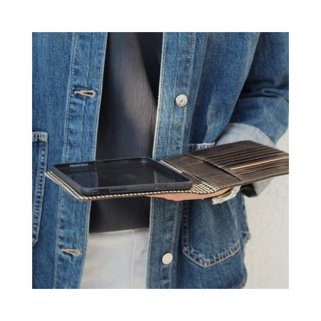Handmade Leather iPad Case – Bible Book Style | Magnetic Wallet Cover for iPad Pro, Air & Mini