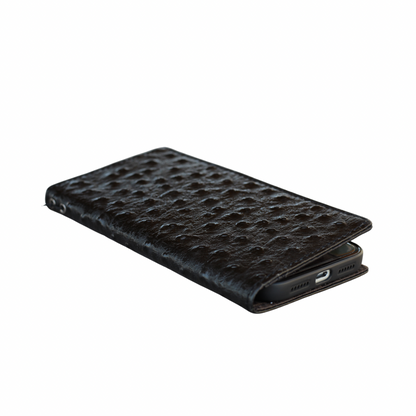 Handmade Leather Book iPhone Case, Vintage Wallet Cover