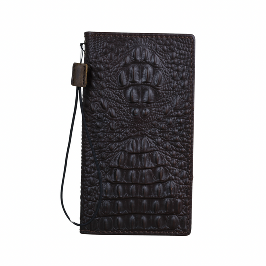 Handmade Genuine Leather Crocodile Case for Galaxy S26 S25 S24 S23  Ultra Edge Note A56 A71 Z Fold 7- ARICHI
