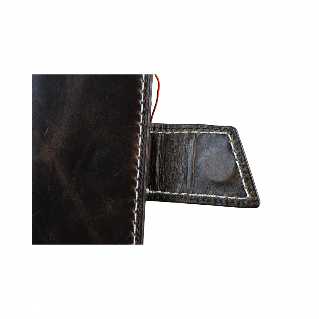 Genuine Leather iPad Case - Thick Stitched and Handmade