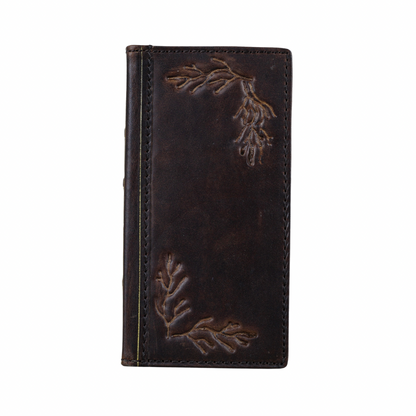 ARICHI Handmade Genuine Leather Case for for Pixel 10 Pro XL Fold – Vintage Bible with Tree Branch Embossing & Card Slots