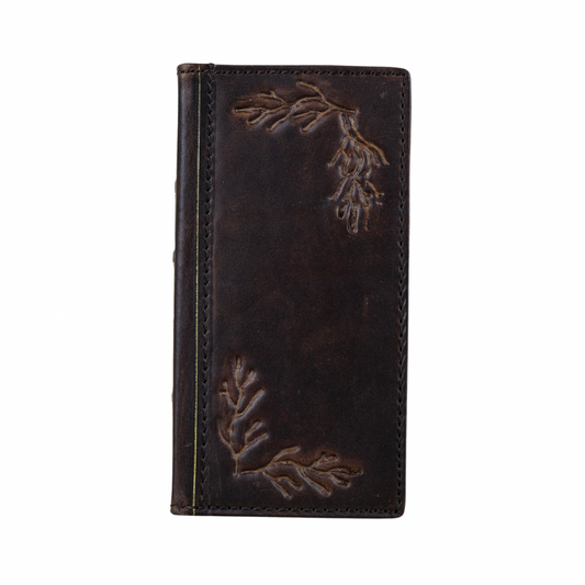 ARICHI Handmade Genuine Leather Case for for Pixel 10 Pro XL Fold – Vintage Bible with Tree Branch Embossing & Card Slots