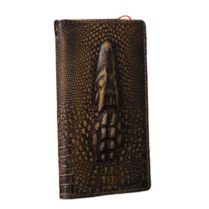 ARICHI Genuine Leather For Galaxy Case – Crocodile Embossed Design Wallet Book Style Cover
