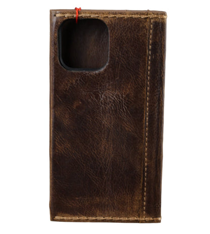ARICHI Premium Leather Wallet Phone Case for OnePlus Open, 8, 8 Pro, 9, 9 Pro, and 12 - Handmade Vintage Book-Style Cover