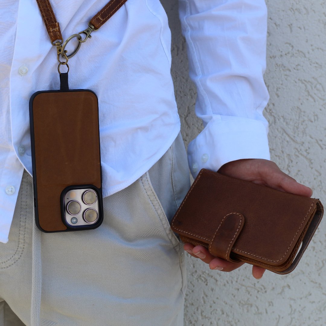 ARICHI Tan Leather For Galaxy S26 Case – Detachable Magnetic Wallet with Extra Card Slots, Handmade