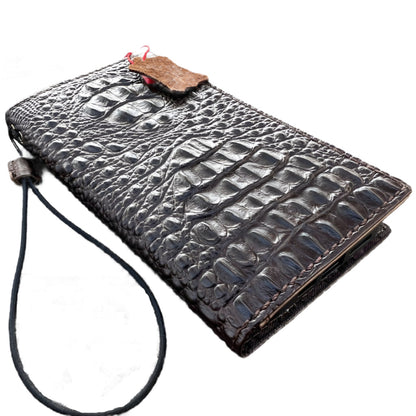 ARICHI Crocodile Embossed Leather Wallet Case for Google Pixel 10 Pro XL