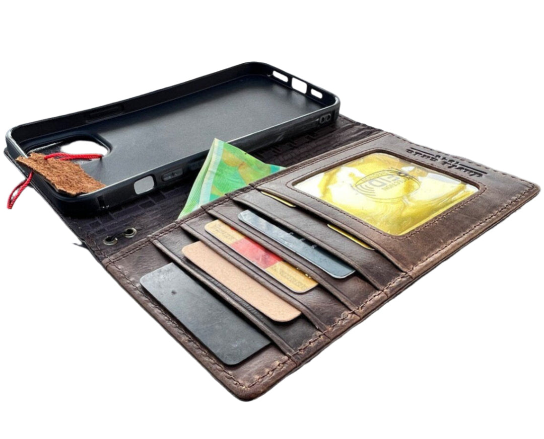 ARICHI Crocodile Embossed Leather Wallet Case for Google Pixel 10 Pro XL