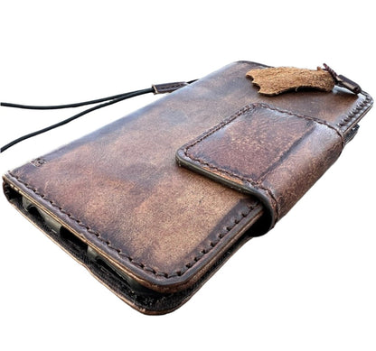 ARICHI Vintage Genuine Leather Case for Google Pixel 10 Pro XL Magnetic Closure Wallet