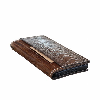     ostrich leather pixel case